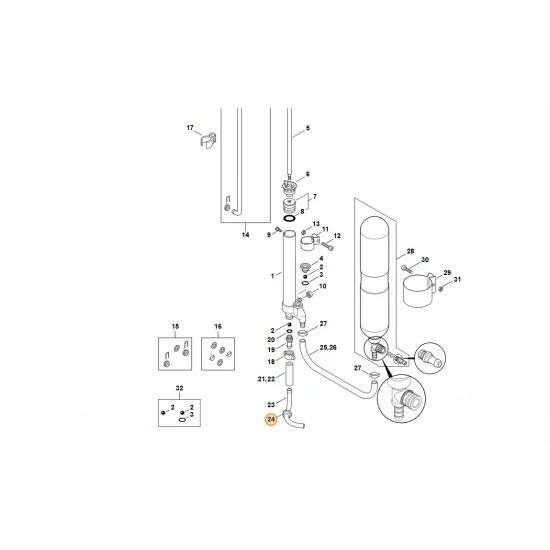 STIHL  Tulejka 4247 701 8900